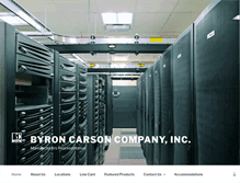 Tablet Screenshot of byroncarson.com